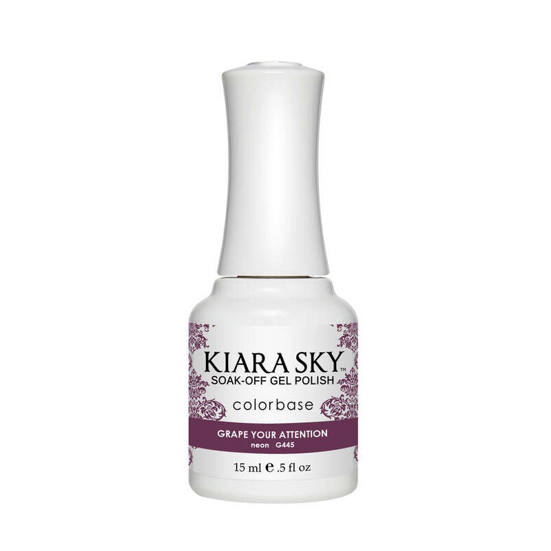 KIARA SKY – GEL POLISH - G445 GRAPE YOUR ATTENTION